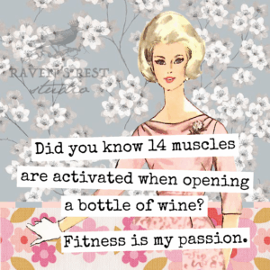 Raven's Rest Studio COASTER Did You Know That 14 Muscles Are Activated