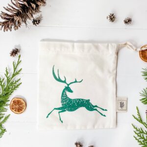 Your Green Kitchen Reusable bag / Gift bag / Deer