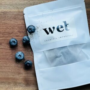 Wet Cocktail Infusions - Basil Blueberry Alcohol Infusion Kit