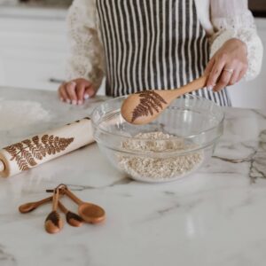 Ginger & Ivory Co. - Fern Wooden Spoon Rounded