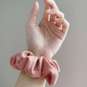 Hand Stitched In Love - Upcycled Scrunchie