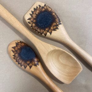 Ginger & Ivory Co. - Sunflower Wooden Spoon Turner