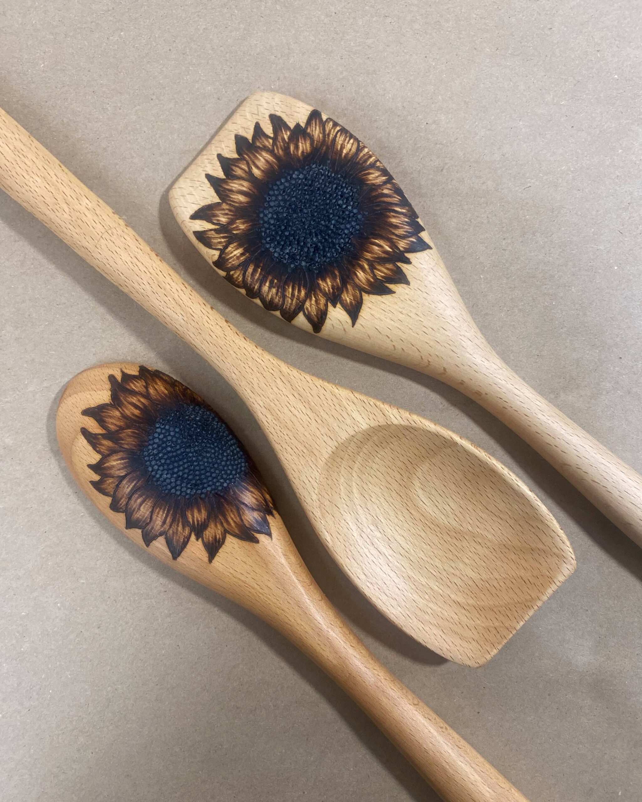 Ginger & Ivory Co. - Sunflower Wooden Spoon Turner