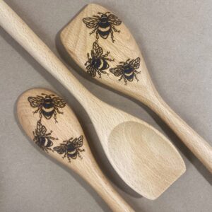 Ginger & Ivory Co. - Bumblebee Wooden Spoon Turner