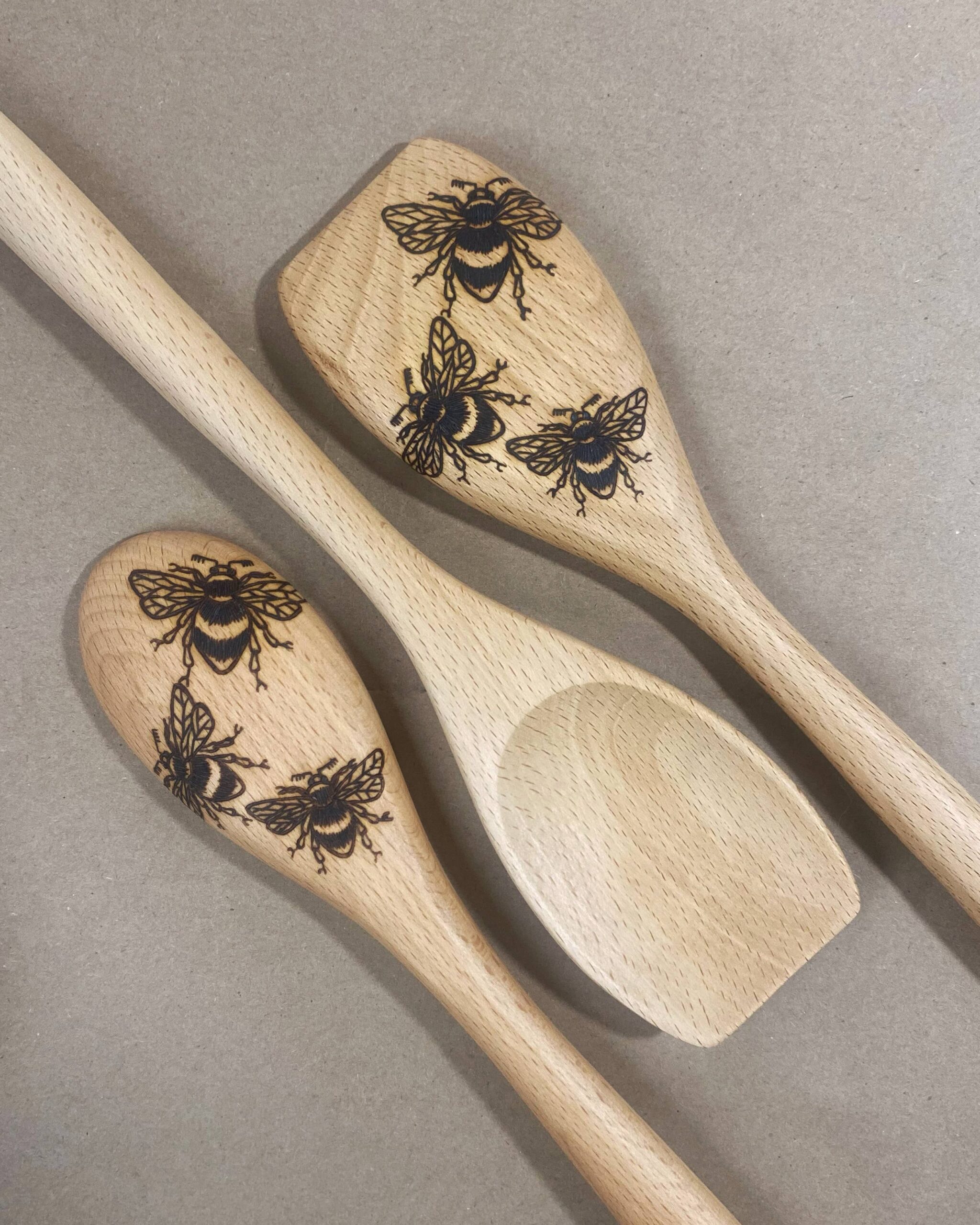 Ginger & Ivory Co. - Bumblebee Wooden Spoon Turner