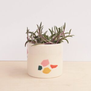 Nightshift Ceramics - Small Planter - Terrazzo
