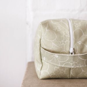 Freon Collective - Makeup Bag - Olive Florals