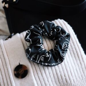 Freon Collective - Organic Cotton Hair Scrunchie - Woman Series (Black)