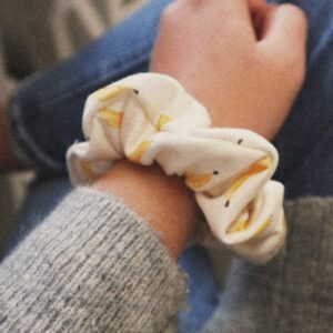 Freon Collective - Organic Cotton Hair Scrunchie - Bananas
