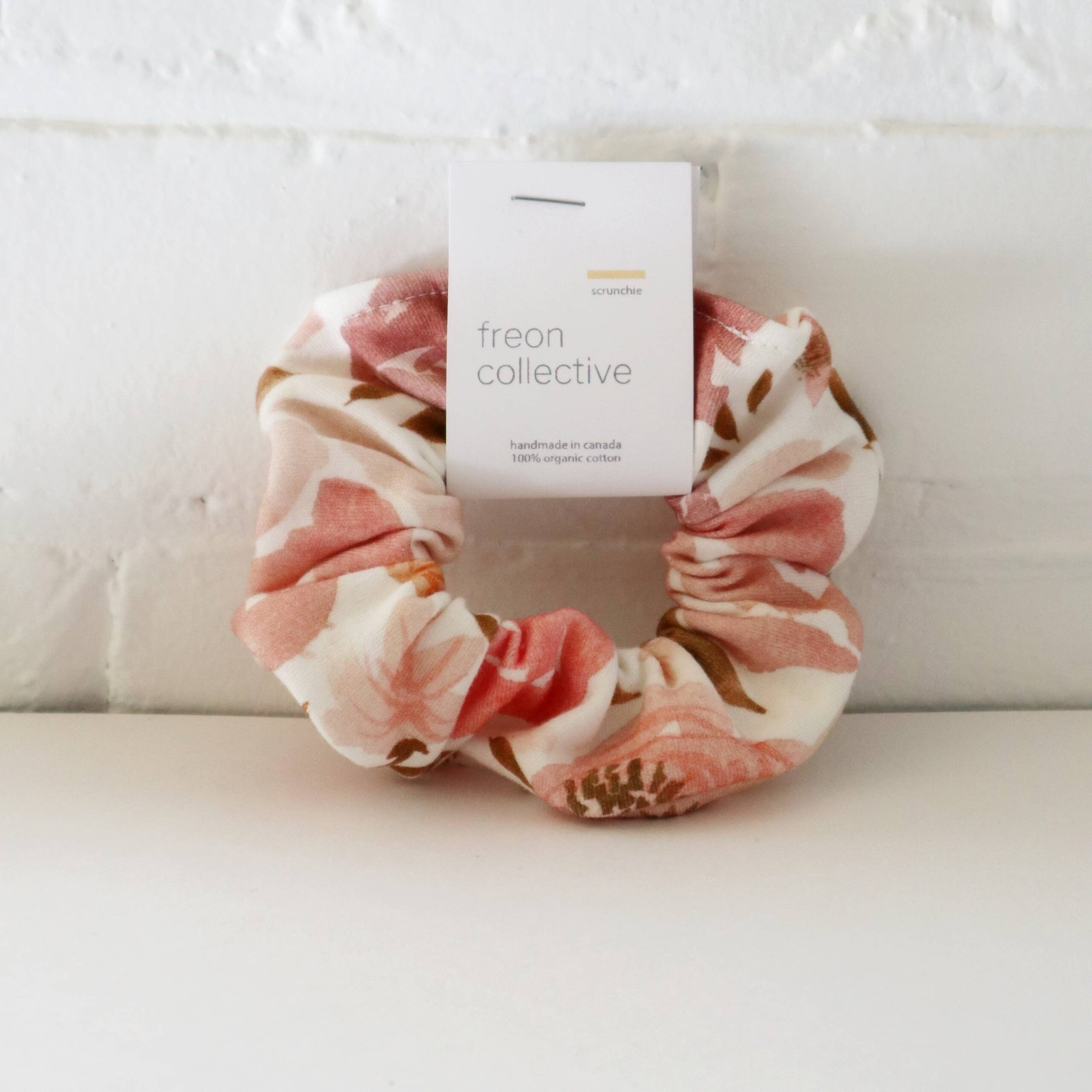 Freon Collective - Organic Cotton Hair Scrunchie - Juliet Florals