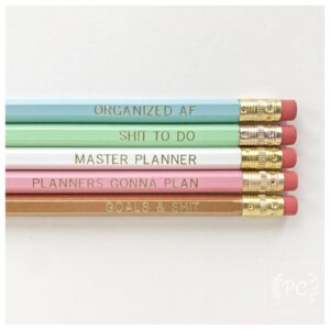 Prairie Chick Prints - big plans pencil set