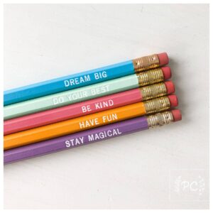 Prairie Chick Prints - be awesome pencil set
