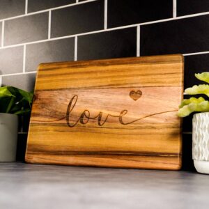 Genuine Gifting - Engraved Wood Board - Love