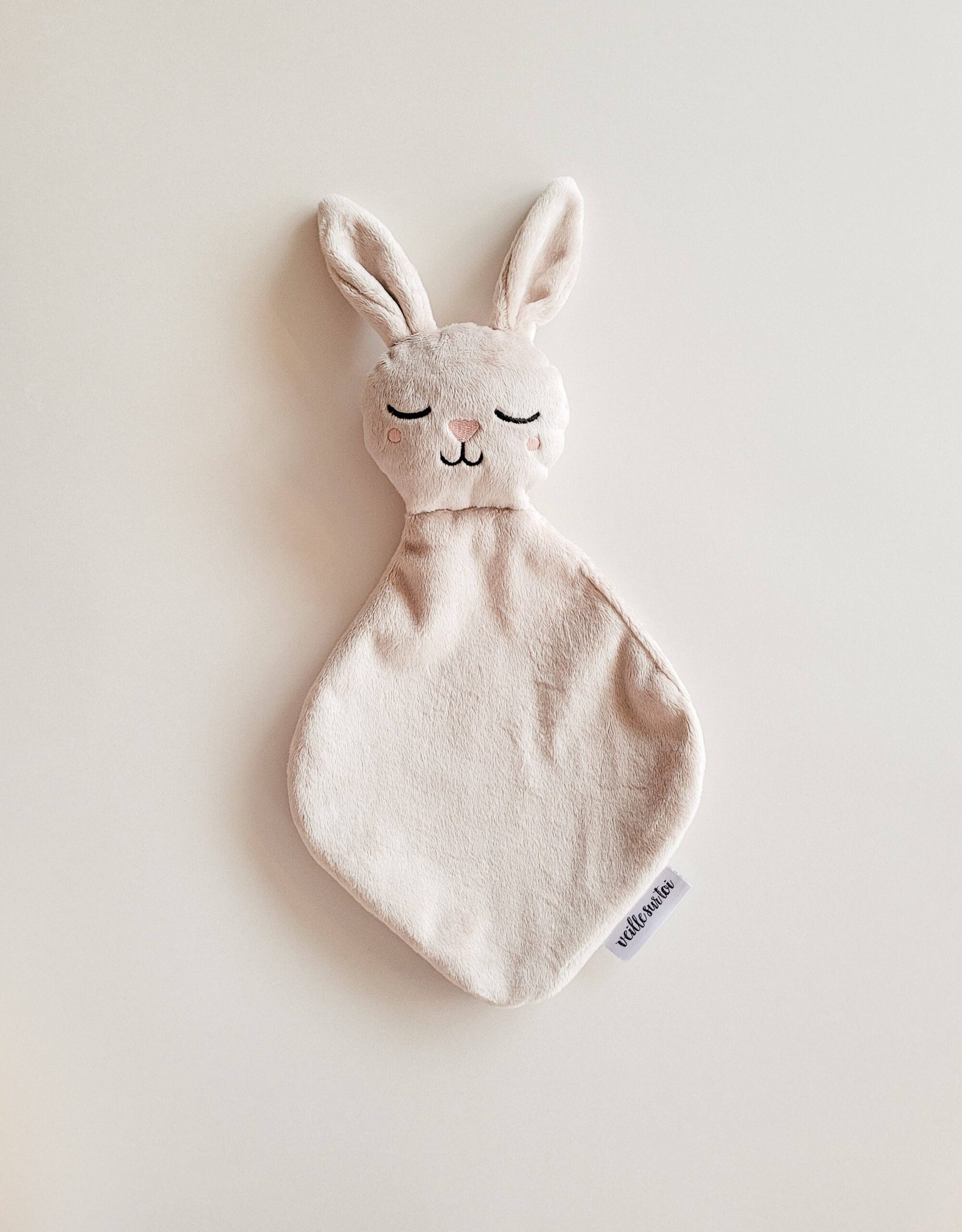 Veille sur toi - Security Blanket - Oat - Baby Bunny