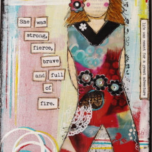 Fearless hART - 002-80 She Was Strong Art Cards