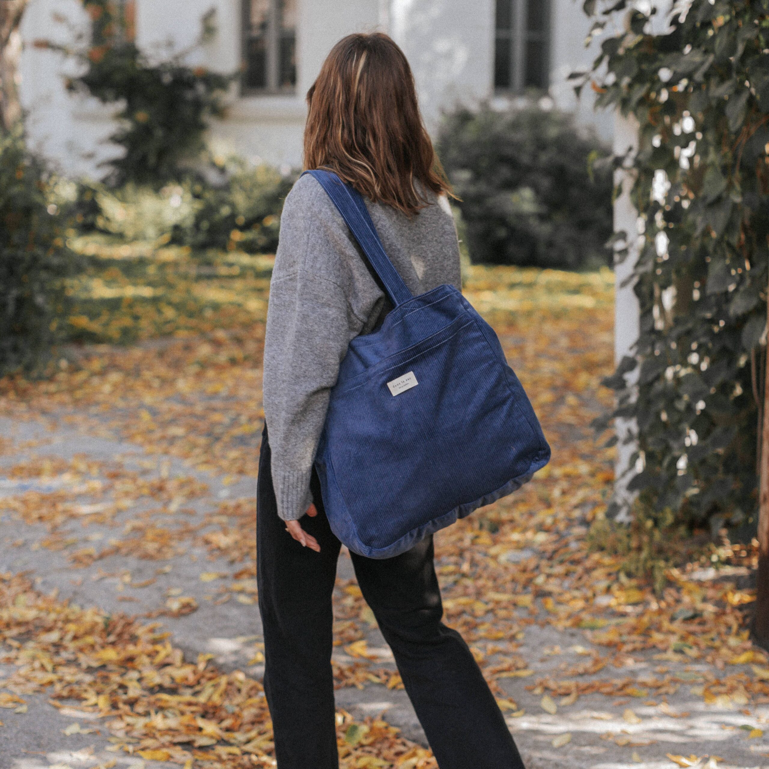 Dans le Sac - Corduroy Bag Ocean
