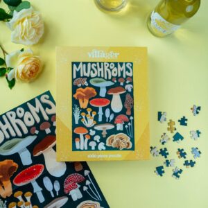 Villager Puzzles - Mushroom Forager | 1000-Piece Puzzle for Adults | Designed in Canada by Artist Kourtni Gunn