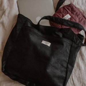 Dans le Sac - Corduroy Bag Black